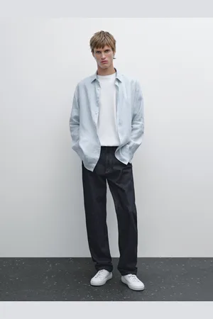 Massimo Dutti Camisa Regular Fit 100% Linho