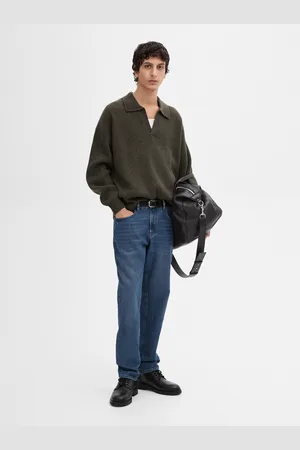 Massimo Dutti Calças Tapered Fit
