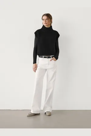 Massimo Dutti Colete De Malha Com Gola Alta