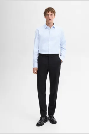 Massimo Dutti Camisa Oxford Easy Iron Slim Fit
