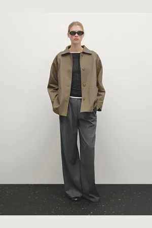 Massimo Dutti Casaco Com Bolsos Water Repellent