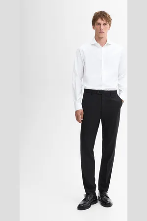 Massimo Dutti Camisa Popelina Easy Iron Slim Fit