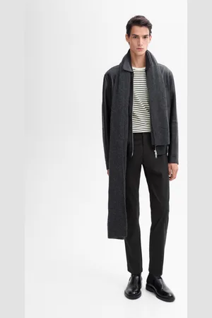 Massimo Dutti Calças Slim Fit Com Algodão