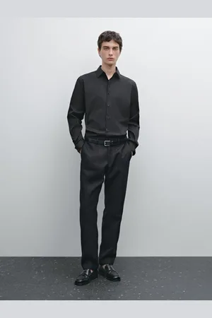 Massimo Dutti Camisa Strech Slim Fit