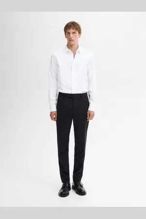 Massimo Dutti Camisa Oxford Easy Iron Slim Fit