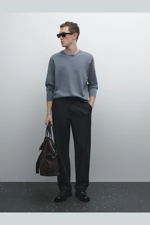 Massimo Dutti Camisola De Malha Fina 100% Algodão
