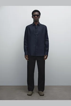 Massimo Dutti Camisa 100% Linho