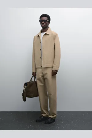 Massimo Dutti Camisa Larga Com Algodão