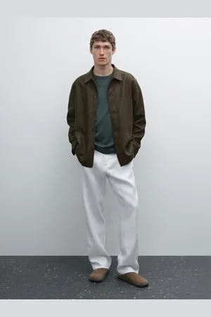 Massimo Dutti Camisa Larga 100% Linho