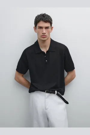 Massimo Dutti Polo De Malha 100% Linho