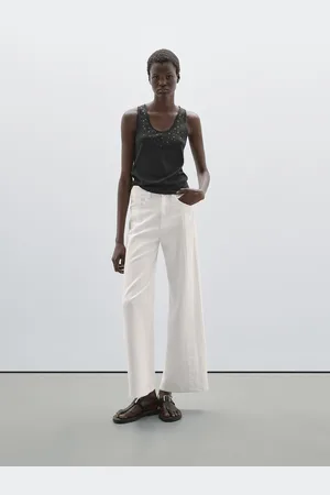 Massimo Dutti Top Halter Com Tachas