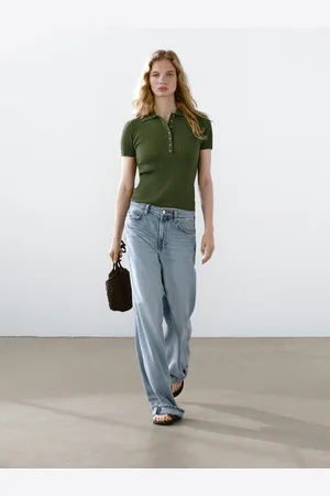 Massimo Dutti Camisola Tipo Polo De Malha Com Algodão