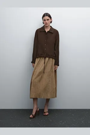 Massimo Dutti Casaco Bomber Fluido