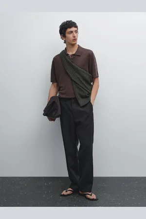 Massimo Dutti Polo De Malha 100% Linho