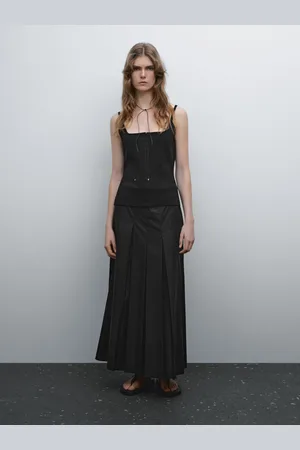 Massimo Dutti Top Justo Tipo Corset
