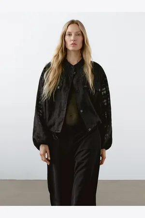 Massimo Dutti Calças De Cintura Elástica Com Linho