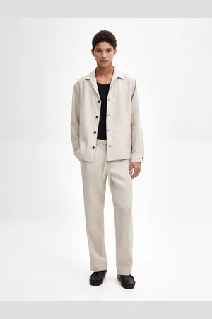 Massimo Dutti Calças De Conjunto 100% Linho