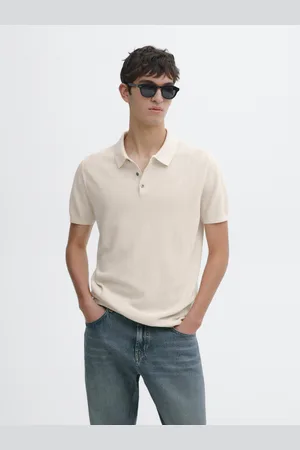 Massimo Dutti Camisola De Malha Tipo Polo Espiga Algodão