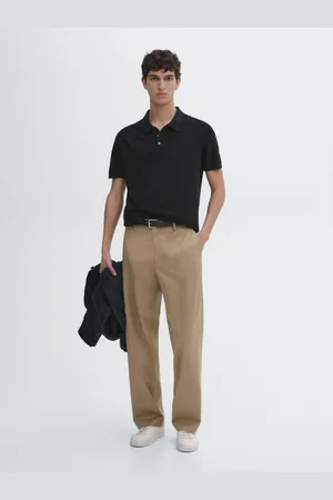 Massimo Dutti Camisola De Malha Tipo Polo Espiga Algodão