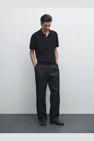 Massimo Dutti Polo De Malha Com Estrutura 100% Algodão