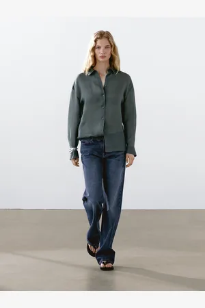 Massimo Dutti Camisa Fluida Com Rami