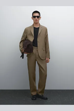 Massimo Dutti Blazer De Fato 100% Linho