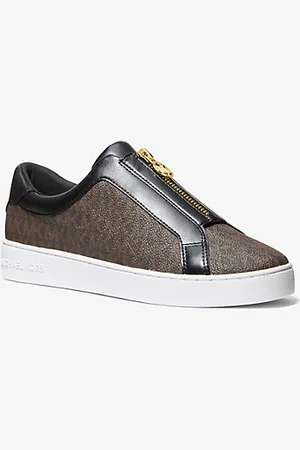 Michael Kors MKTénis com fecho de correr com logótipo exclusivo Keaton -