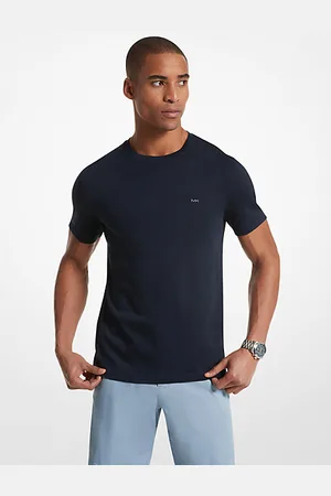 Michael Kors MKT-shirt com gola redonda em algodão -