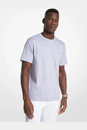 Michael Kors MKT-shirt com gola redonda em algodão -