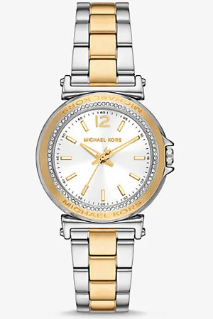 Michael Kors MKRelógio em dois tons com incrustações Maren mini -