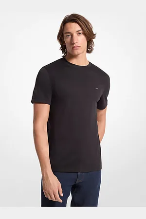 Michael Kors MKT-shirt com gola redonda em algodão -
