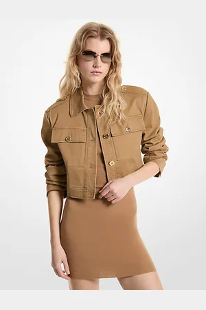 Michael Kors MKCasaco curto em algodão orgânico elástico -