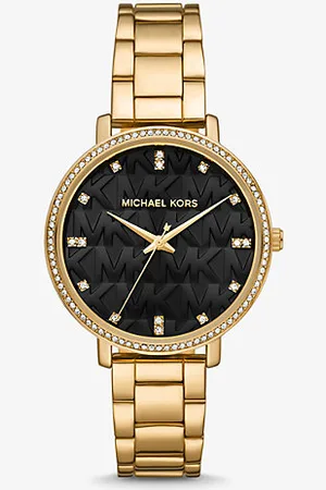 Michael Kors MKRelógio Pyper com incrustações e logótipo em -