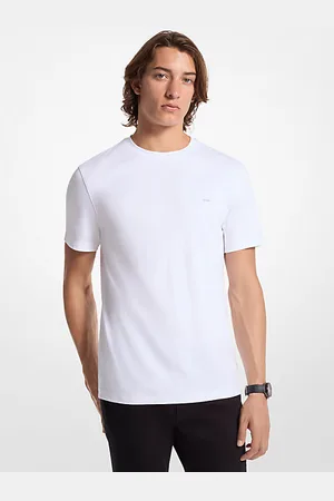 Michael Kors MKT-shirt com gola redonda em algodão -