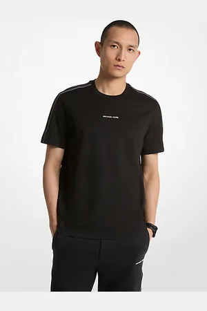 Michael Kors MKT-shirt em algodão com fita com logótipo -