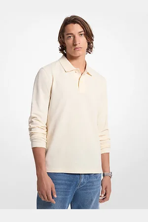 Michael Kors MKPolo de manga comprida em malha de bolhas -