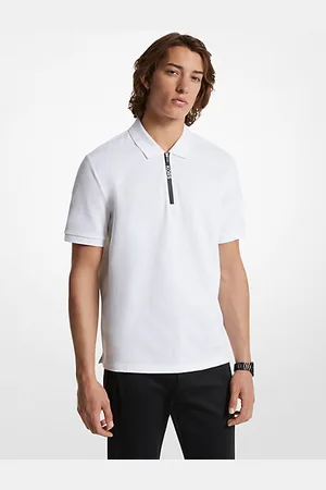 Michael Kors MKPolo com meio fecho de correr em algodão -