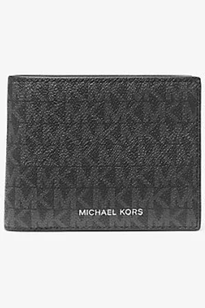 Michael Kors MKCarteira dobrável com aba adicional e logótipo Harrison -