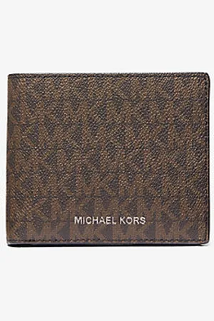 Michael Kors MKCarteira dobrável fina com logótipo Greyson -