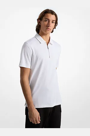 Michael Kors MKPolo com meio fecho de correr em algodão -