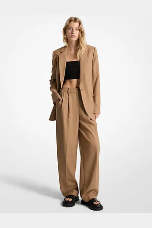 Michael Kors MKCalças de perna larga plissadas -