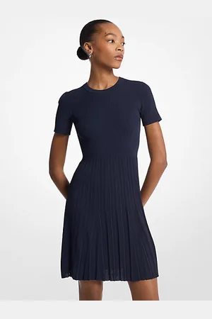 Michael Kors MKVestido maxi em mistura de viscose elástica transparente -