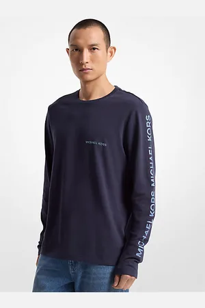 Michael Kors MKT-shirt de manga comprida em algodão -