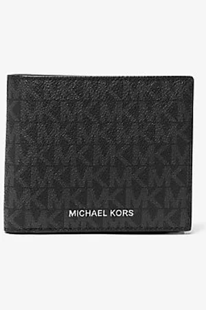 Michael Kors MKCarteira dobrável com logótipo e porta-moedas Greyson -