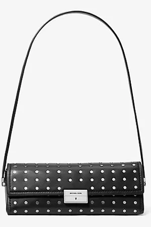 Michael Kors MKPochette convertível em pele com tachas Ludlow pequena -
