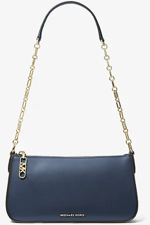 Michael Kors MKPochette de corrente de elos em pele Empire média -