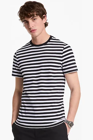 Michael Kors MKT-shirt em algodão às riscas -
