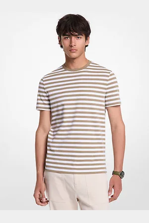 Michael Kors MKT-shirt em algodão às riscas -