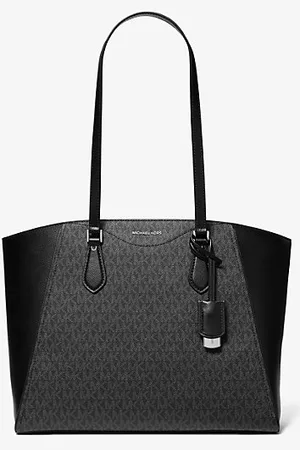 Michael Kors MKMala tote em pele com logótipo exclusivo Taryn grande -