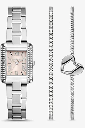 Michael Kors MKConjunto-presente de relógio e pulseira Emery mini -